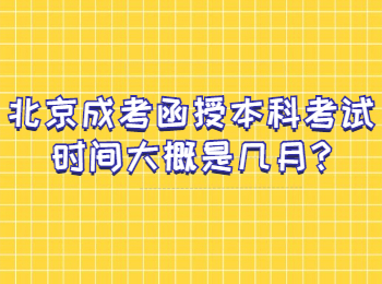 北京成考函授本科考試時間